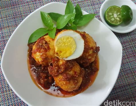 Resep Telur Asin Bumbu Rujak Lauk Makan Siang Yang Mudah Dimasak
