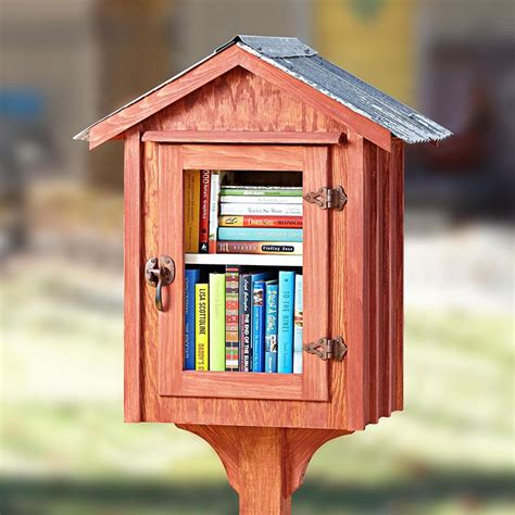 Find a quiet spot preferably with a source of reserve space for book storage. Neighborhood Book Nook Woodworking Plan from WOOD Magazine (With images) | Woodworking projects ...