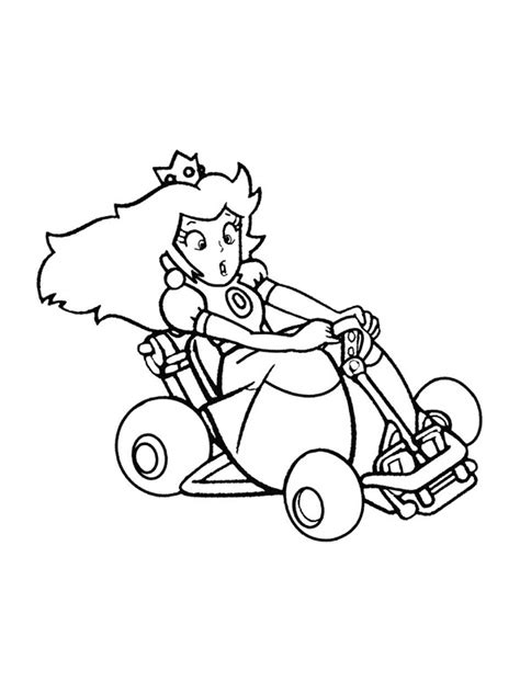 Printable raccoon head coloring page. Mario Kart coloring pages. Free Printable Mario Kart ...