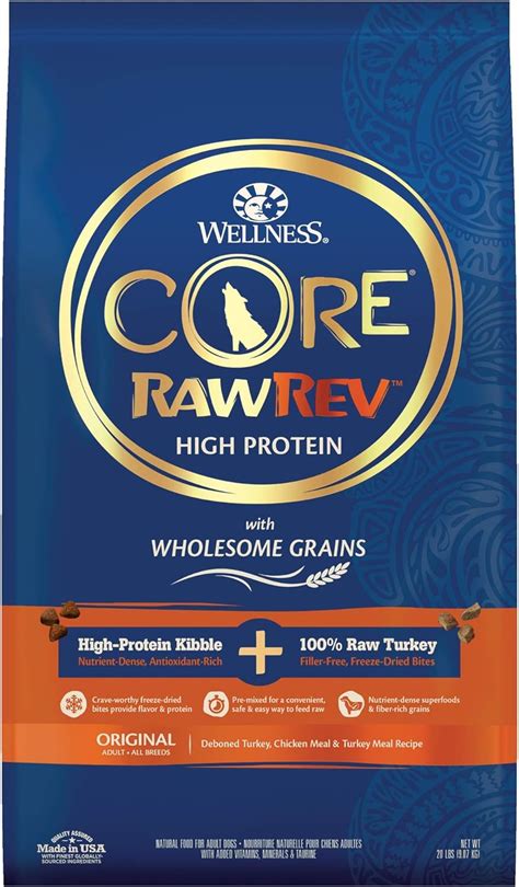 Wellness Core Rawrev Dry Dog Food With Wholesome Grains