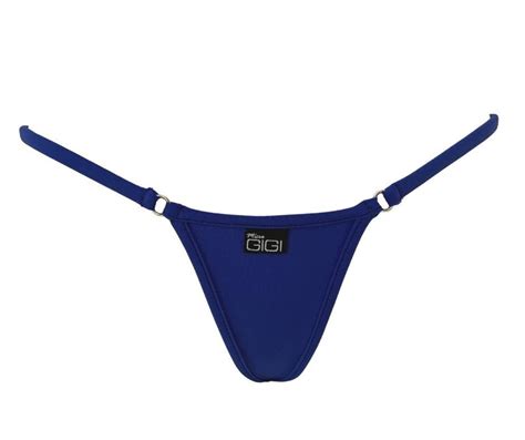 Ultramarine Sapphire Blue Micro Thong Bikini String Bottom Etsy