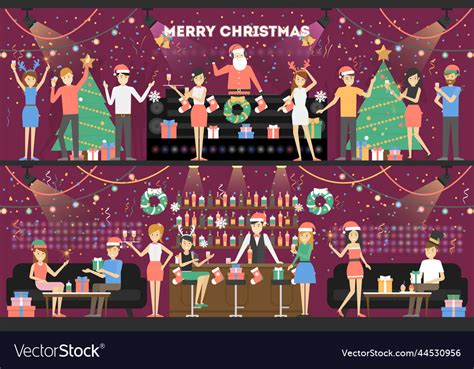 Merry Christmas Party Royalty Free Vector Image