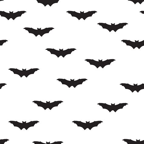 Halloween Bat Seamless Pattern Holiday Halloween Background 524948