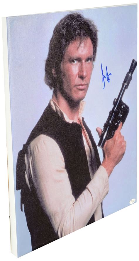 Lot Detail Harrison Ford Signed X Stretched Canvas From Star