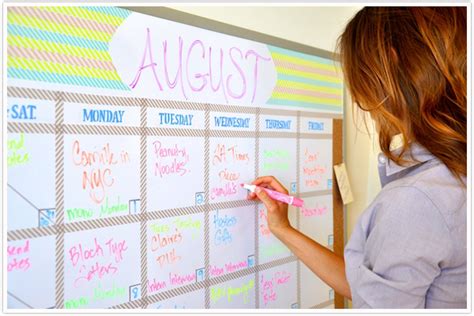 Extra Large Dry Erase Board Calendar - Wall Calendars