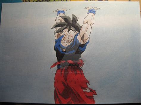 Goku Genkidama By Takeshirawsonreal On Deviantart