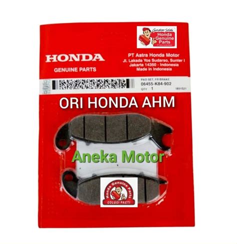 Jual Dispad Kampas Rem Cakram Depan Honda Crf 150 Pnp Vario 110 Karbu