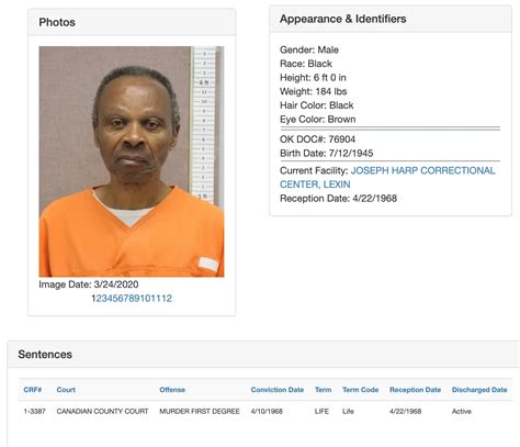 oklahoma inmate search ok doc offender lookup