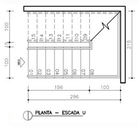 Escada Em U Planta Baixa