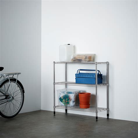 Omar Shelving Unit Galvanised 92x355x94 Cm Ikea Eesti