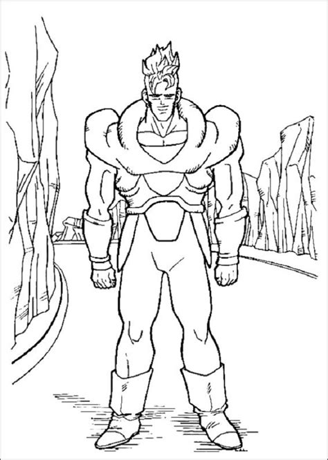 💠 Dibujos para colorear Dragón Ball Z - Dibujosparacolorear.eu