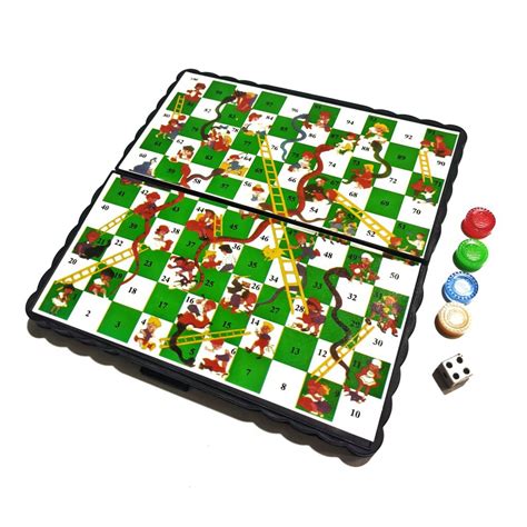 In this board game for 2 to 10 players, your goal is to be the first player who reaches the topmost block marked with the number 100 on the board. Snake and Ladder Classic Puzzle Board Game Traditional ...