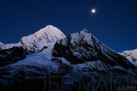 Image Moon Over Mountains Stock Photo By Jf Maion