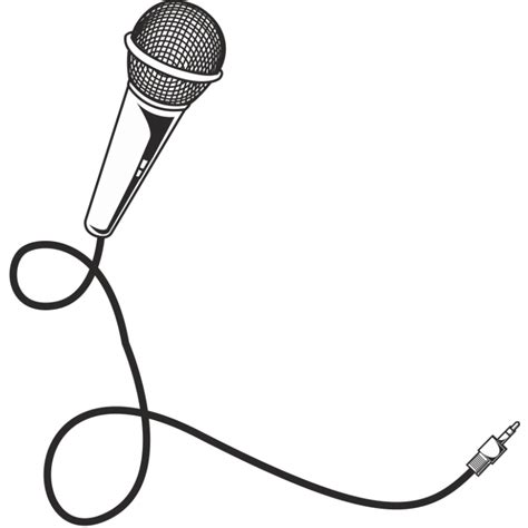 Microphone Drawing Clip Art Microphone Png Download 800800 Free
