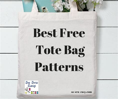 See more ideas about bag pattern, bag pattern free, sewing bag. Best Free Tote Bag Patterns: 60+ of Our Favorites! - So Sew Easy