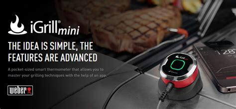 The Weber Igrill Mini Thermometer Powered By Bluetooth