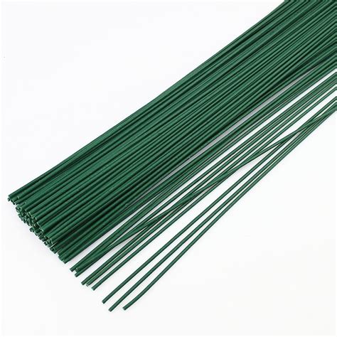 40 50cm Long Coated Green Cut Wire For Flower Stem China Florist Wire