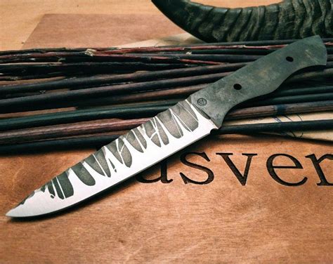 220mm fulltang or rat-tail SBRK handmade forged | Etsy | Knife, Forging ...