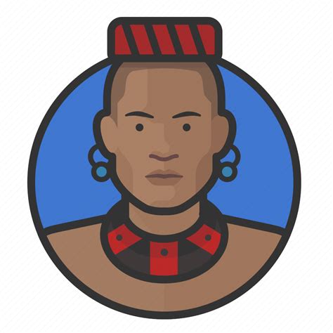 African Avatar Avatars King Man Traditional Tribal Icon
