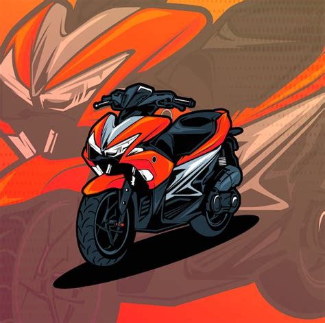 Motorcycle Premium Vector