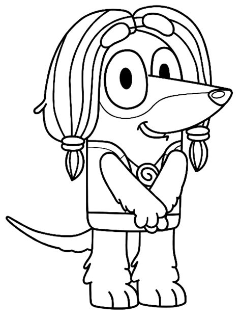 Drawing 11 From Bluey Coloring Page Coloring Home