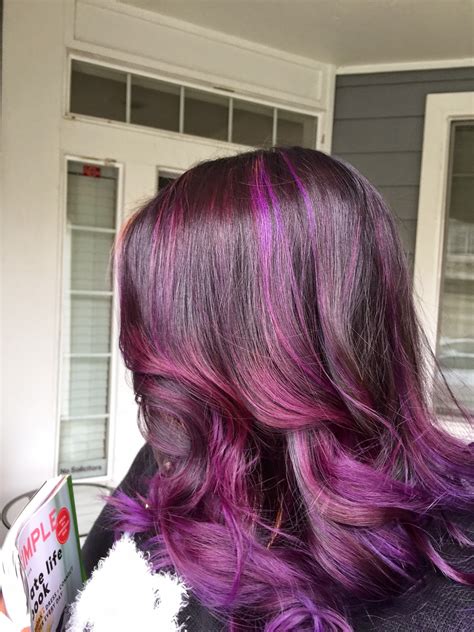 Dsk Steph Purple Ombre Hair Color