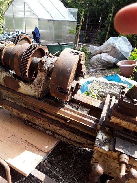 Large Metal Turning Lathe 8 Inch 4 Jaw Chuck In Brecon Powys Gumtree