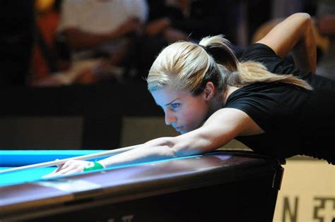 Women Bent Over Pool Tables Home
