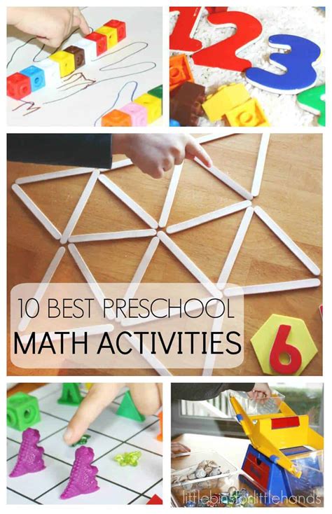 Kindergarten Math Activities For Preschoolers