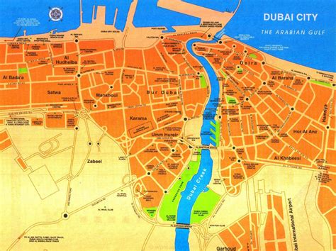 Dubai City Map Map Pictures