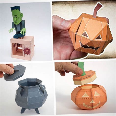 6 Halloween Papercraft Paper Crafts