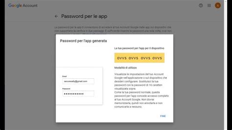 Everything works fine except for one thing. Password per app invio mail Gmail - PASSION FOR TECH