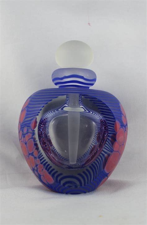Signed Art Glass Perfume Bottle Apr 13 2014 Bruce Kodner Galleries
