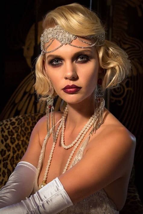 30 Unique And Fashion 1920s Makeup Retro Art You Worth Trying In 2020 Gatsby Hair Great