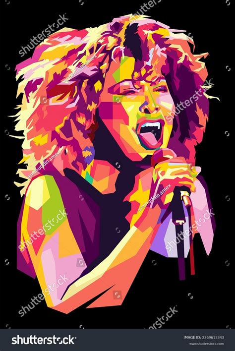 Tina Turner Over 12 Royalty Free Licensable Stock Illustrations
