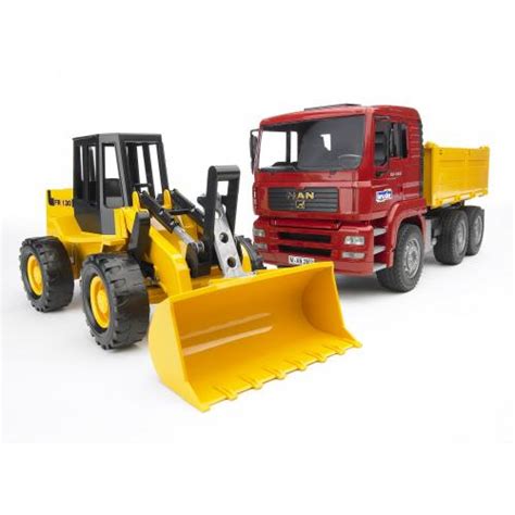Bruder Man Tga Construction Truck With Articulated Road