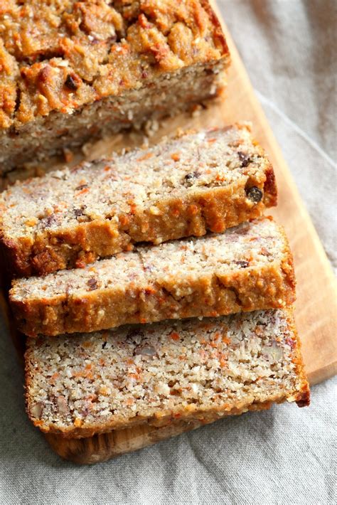 This option is generally for those who are sensitive to gluten. Vegan Gluten free Banana Bread - Grain free Carrot Banana ...