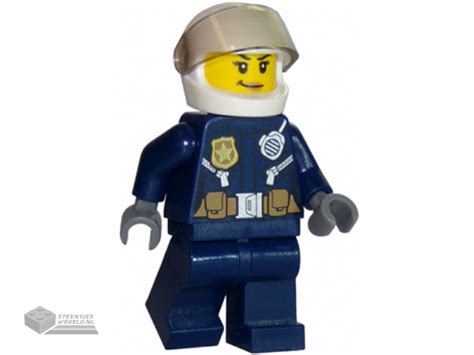 Lego Cty0702 Police City Leather Jacket Met Gold Badge En Utility