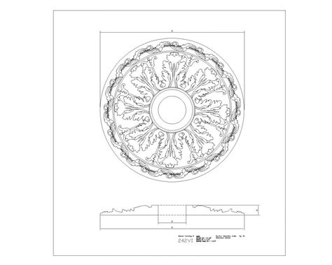 Architectural Rosettes Dwg6 Thousands Of Free Cad Blocks