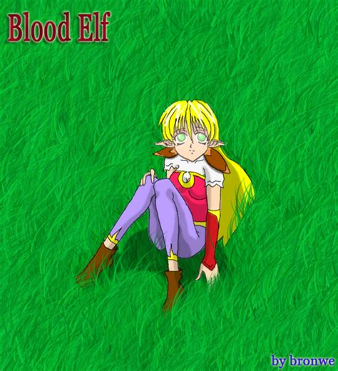 Blood Elf By Bronwe On Deviantart