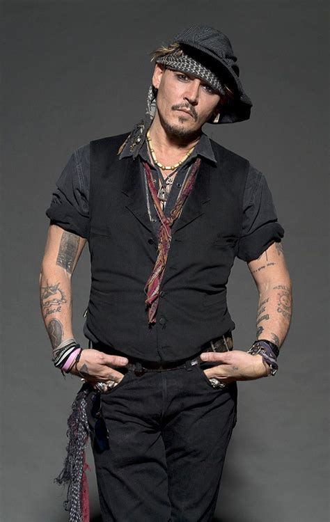 And Then Things Got Weird Johnny Depp On How Music Saved His Life Chalecos De Moda Hombre