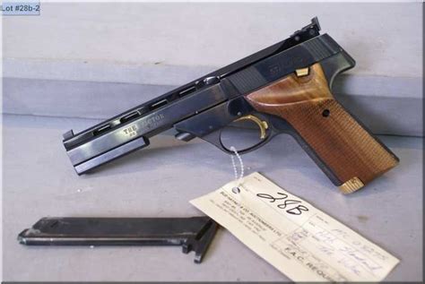 High Standard Mod The Victor 22 Lr Cal 10 Shot Semi Auto Target Pistol