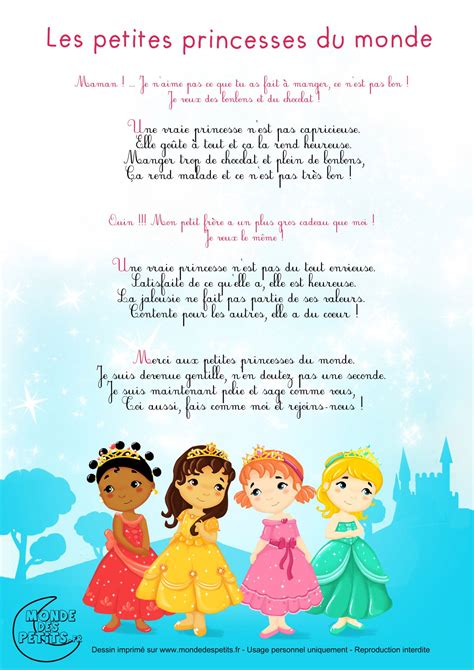 Les comptines chantées sont souvent utilisées pour endormir bébé et les tout petits. Paroles_Les petites princesses du monde, chanson pour ...