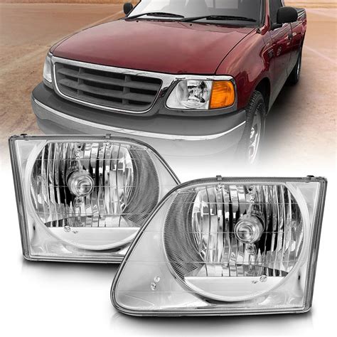 97-03 Chrystal Chrome Headlights, PAIR-Broncograveyard.com