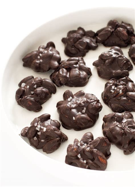 Quick And Easy Dark Chocolate Almond Clusters Ready In 5 Minutes
