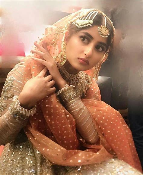Sajal Ali Sajal Ali Pakistani Bride Asian Outfits