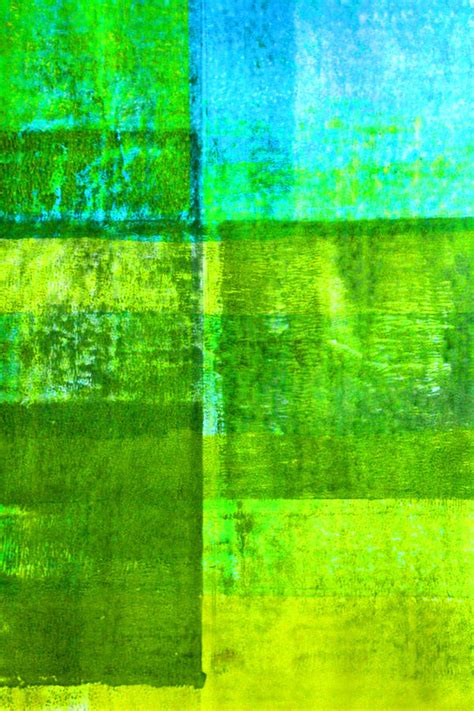 Green Boxes Abstract Painting By Nancy Merkle Fine Art America