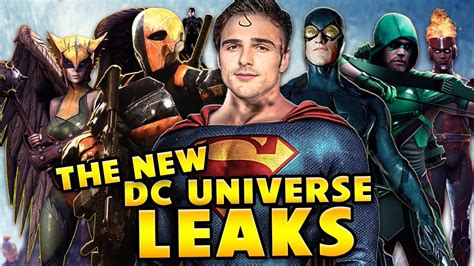 Huge News Has Leaked About The New Dc Universe Youtube