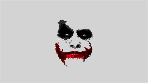 1360x768 Resolution The Joker Face Painting Illustration Hd Wallpaper
