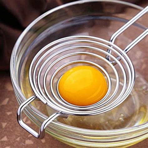 1pc Kitchen Stainless Steel Egg Yolk Separator Divider